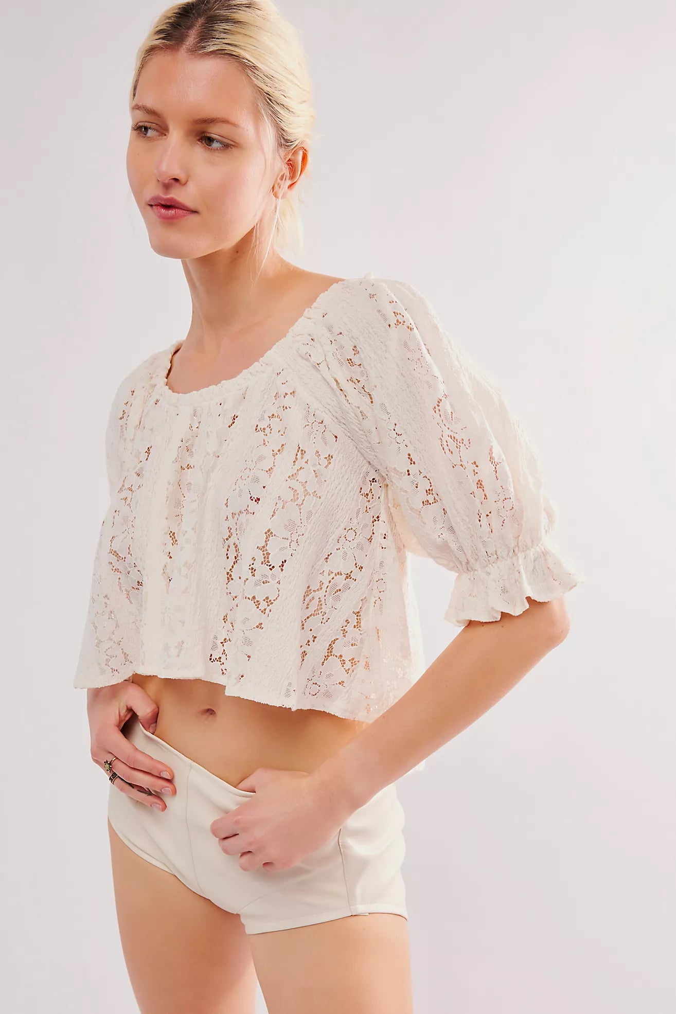 FREE PEOPLE Stacey lace top | The Salty Babe