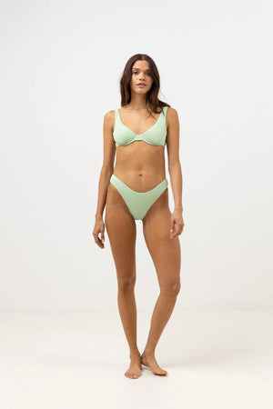 RHYTHM Isla Rib Underwire bikini top