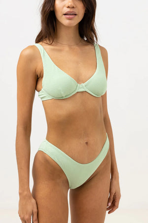 RHYTHM Isla Rib Underwire bikini top