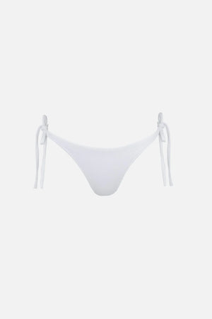 RHYTHM Isla Rib Eco Tie Side Hi Cut bikini bottom-White