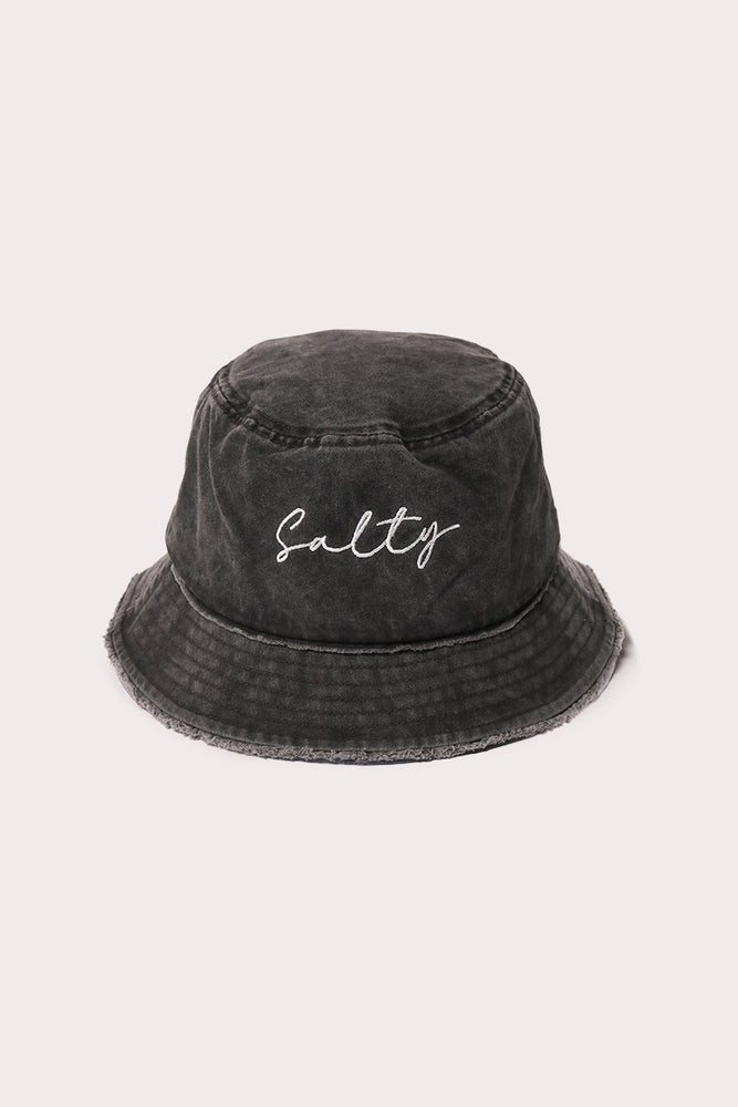 
            
                Load image into Gallery viewer, Salty script bucket hat
            
        