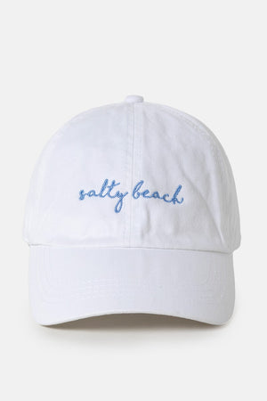 Salty Beach script hat