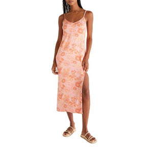 
            
                Load image into Gallery viewer, ZSUPPLY Cora Floral Midi dress-Sunkist Coral
            
        