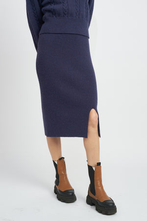 Jasmine knit skirt