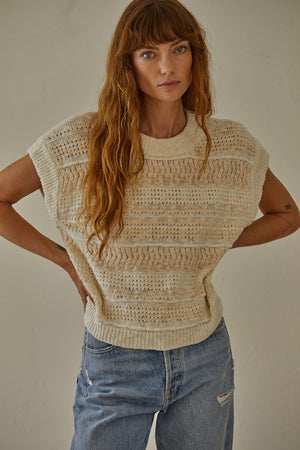 
            
                Load image into Gallery viewer, Audette crochet sweater
            
        