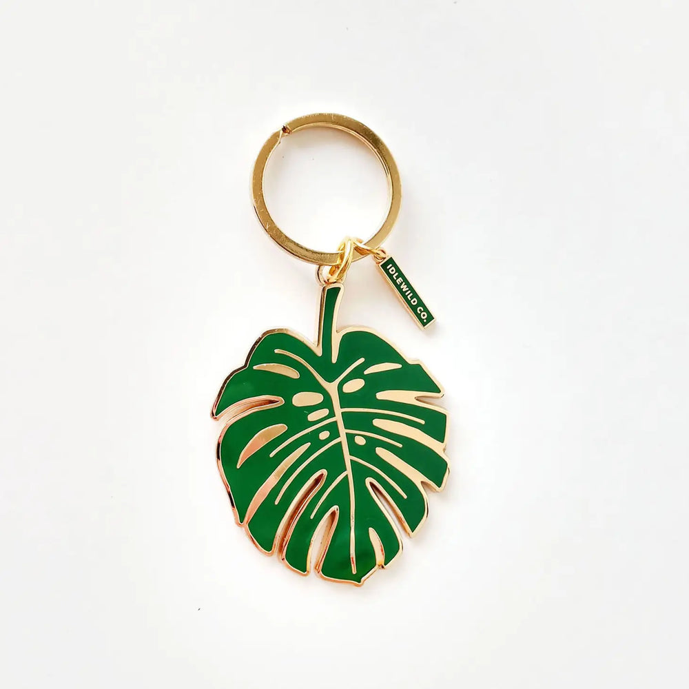 
            
                Load image into Gallery viewer, Monstera keychain
            
        