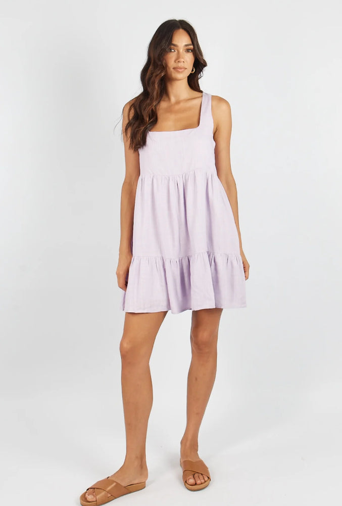 
            
                Load image into Gallery viewer, GIRL AND THE SUN Caprise Mini dress-Lilac
            
        