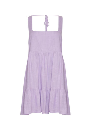 
            
                Load image into Gallery viewer, GIRL AND THE SUN Caprise Mini dress-Lilac
            
        