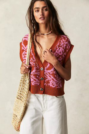 
            
                Load image into Gallery viewer, FREE PEOPLE Tapestry vest
            
        