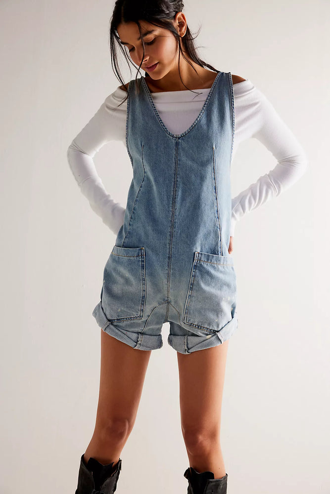 FREE PEOPLE High Roller Shortall-Bright Eyes