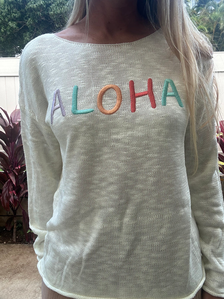 
            
                Load image into Gallery viewer, Aloha My Lovely sweater
            
        