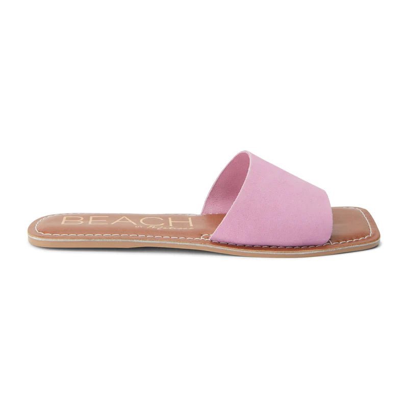 MATISSE Bali Suede Slide Sandal-pink