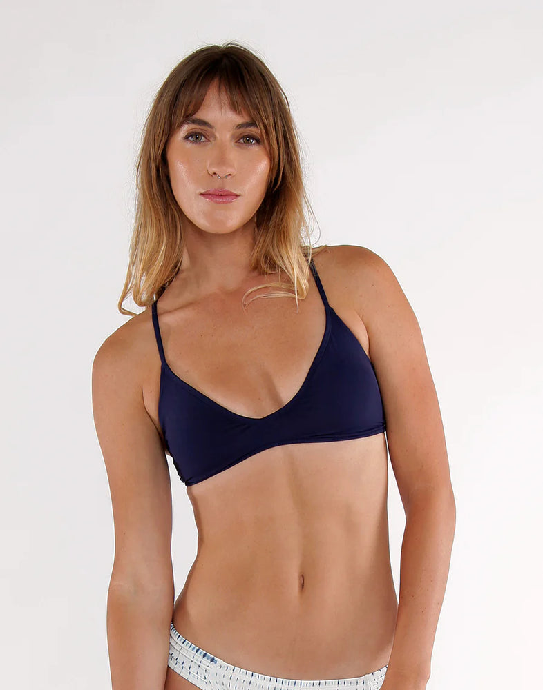 
            
                Load image into Gallery viewer, CARVE DESIGNS Tamarindo bikini top-Navy
            
        