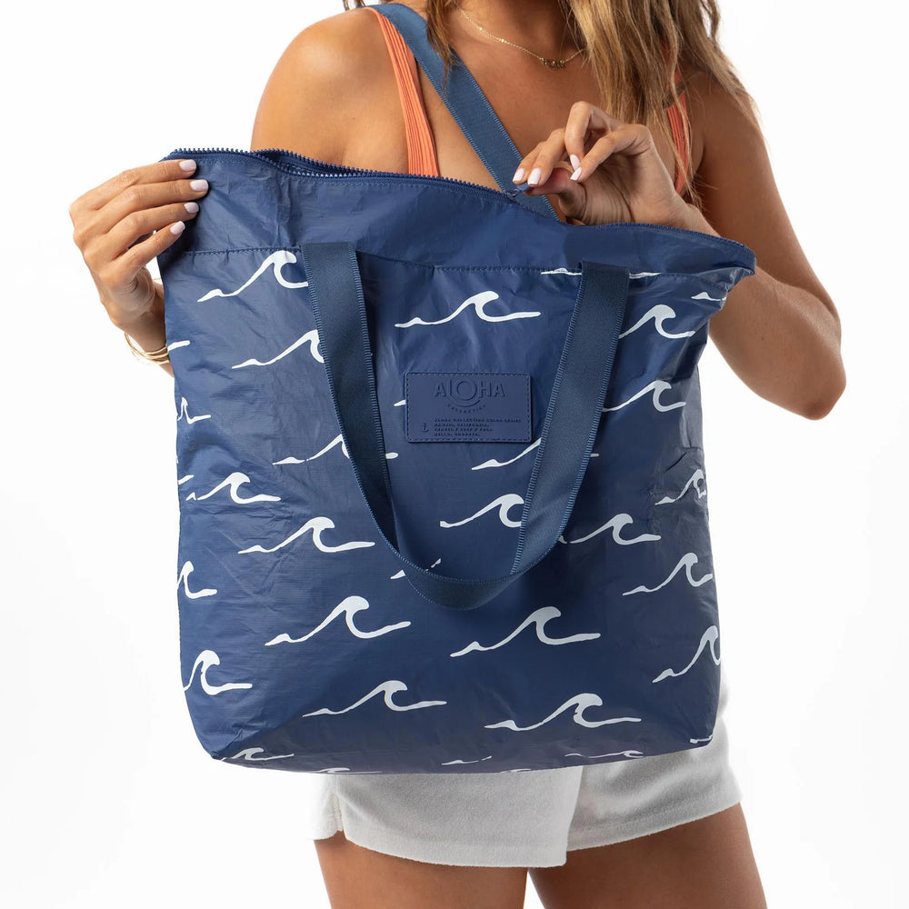 
            
                Load image into Gallery viewer, ALOHA COLLECTION Day Tripper bag-Seaside navy
            
        