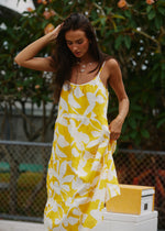 POOLSIDE PARADISO Islander slip babydoll dress-Mango