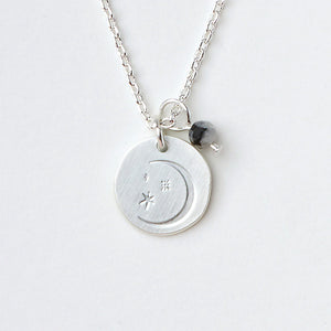 
            
                Load image into Gallery viewer, Stone Intention Charm Necklace
            
        
