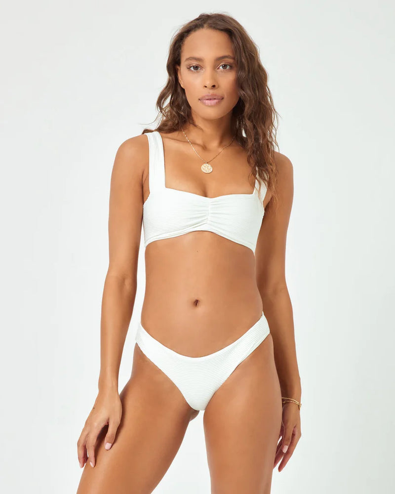 LSPACE Marlee bikini top-Cream
