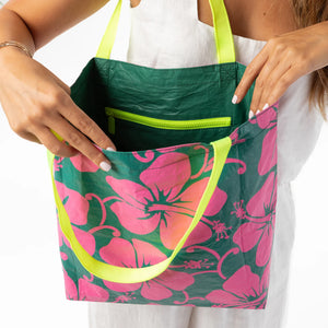 
            
                Load image into Gallery viewer, ALOHA COLLECTION Reversible tote bag Hana Hou watermelon
            
        