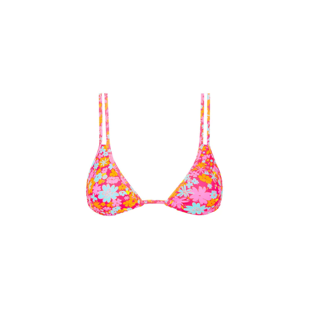 
            
                Load image into Gallery viewer, KULANI KINIS Twin Strap Bralette bikini top-Raspberry Rose
            
        