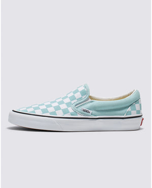 VANS Classic Checkerboard Slip-on Sneaker-Canal Blue