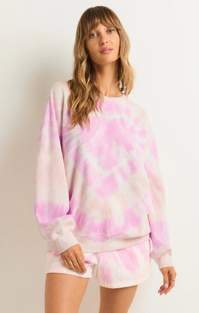 
            
                Load image into Gallery viewer, ZSUPPLY Lovers Only tie dye sweatshirt
            
        