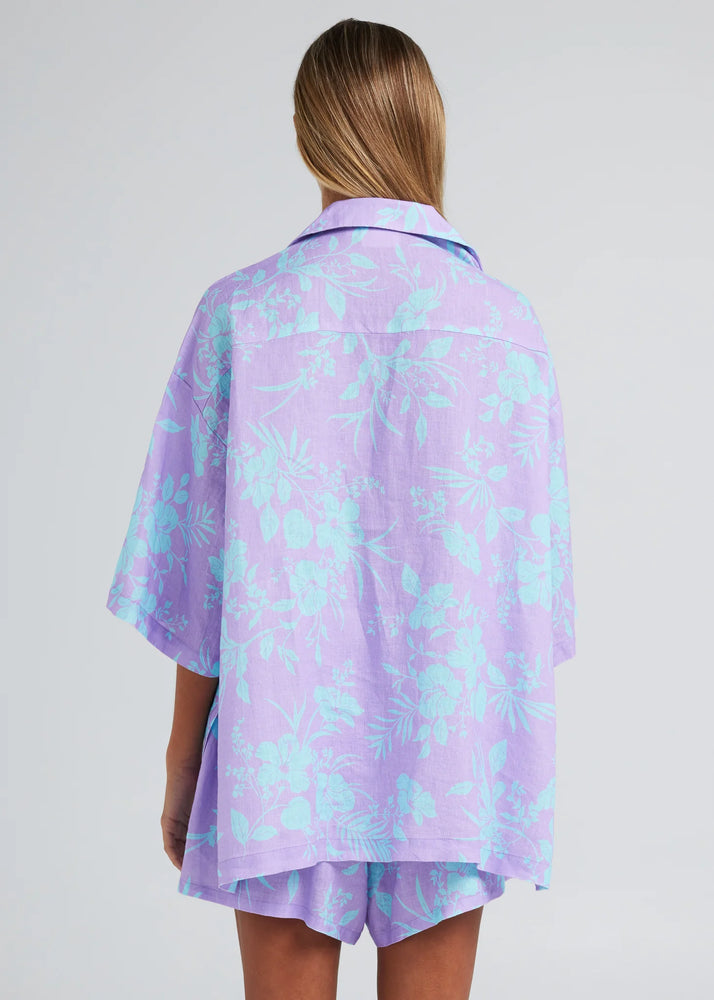 
            
                Load image into Gallery viewer, Aloha Oversized shirt- Orchid
            
        