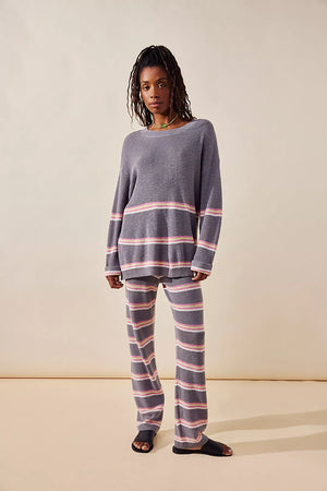 
            
                Load image into Gallery viewer, FREE PEOPLE Mariner Sweater pant-Lollipop combo
            
        