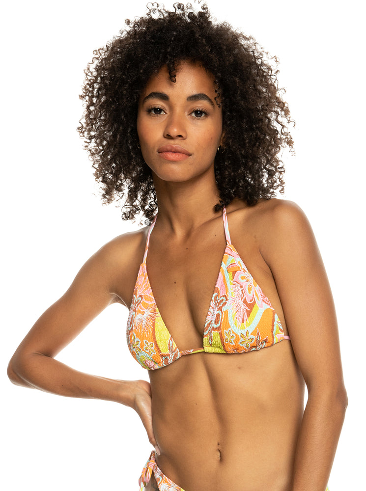 
            
                Load image into Gallery viewer, ROXY Floraldelic Tiki Tri bikini top
            
        