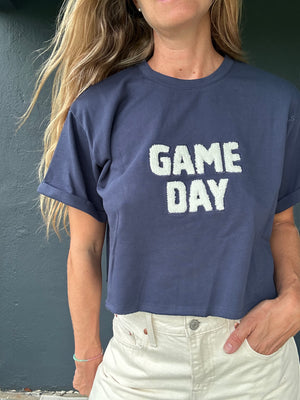 
            
                Load image into Gallery viewer, Game Day Cropped tee
            
        