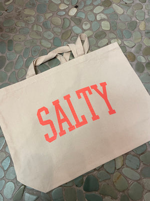 Salty graphic tote bag