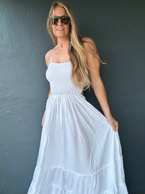 TIARE HAWAII Naia Maxi Dress-White
