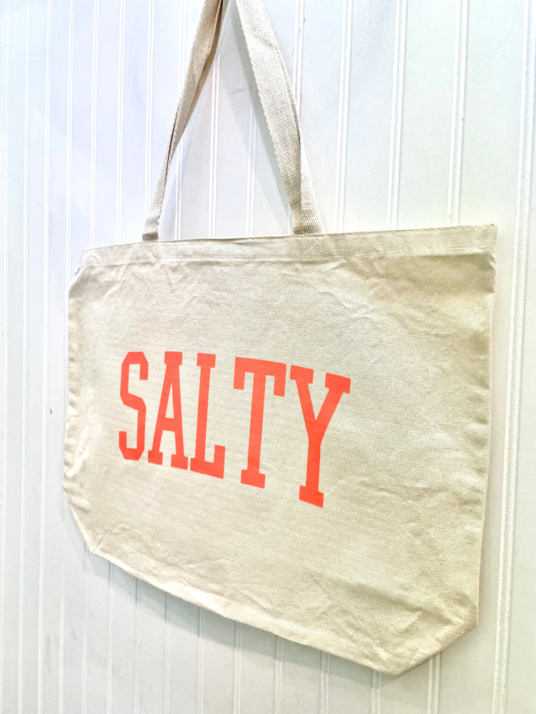 Salty graphic tote bag
