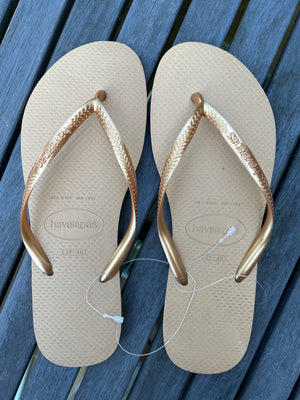 HAVAIANAS Slim Sandal-Golden