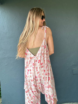 
            
                Load image into Gallery viewer, MAKENA Peace and Love Jumpsuit-Puka
            
        