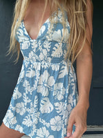 BENOA Malia short dress-Blue Hawaii
