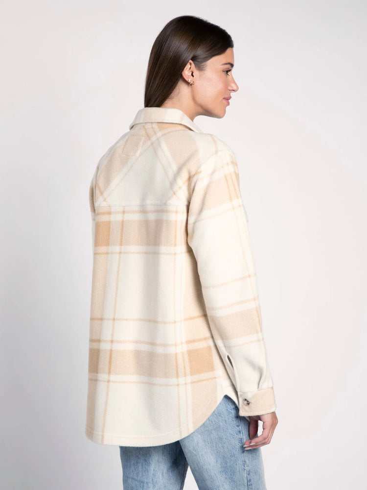 
            
                Load image into Gallery viewer, Tullis plaid shacket-Cream Taupe
            
        