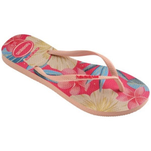 HAVAIANAS Slim Floral sandal- Pink/Pink