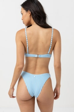 
            
                Load image into Gallery viewer, RHYTHM Sunbather Stripe Underwire bikini top-Ocean
            
        