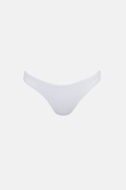 RHYTHM Isla Rib Eco Holiday bikini bottom-White