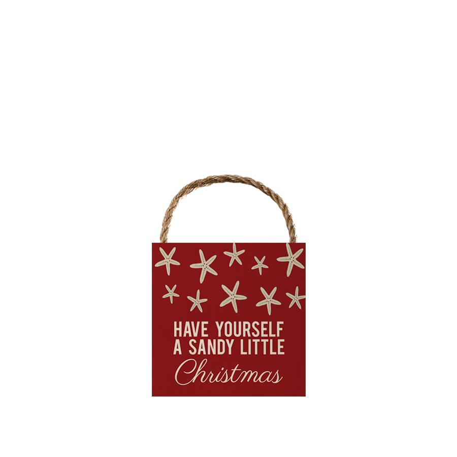Have Yourself a Sandy Little Christmas Ornament