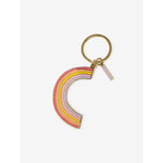 Rainbow brass keychain
