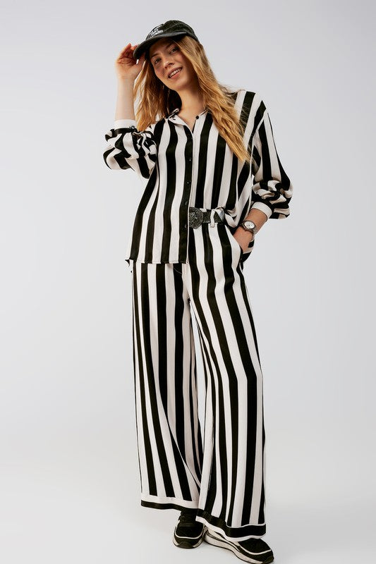 
            
                Load image into Gallery viewer, All&amp;#39;s Fair striped blouse
            
        