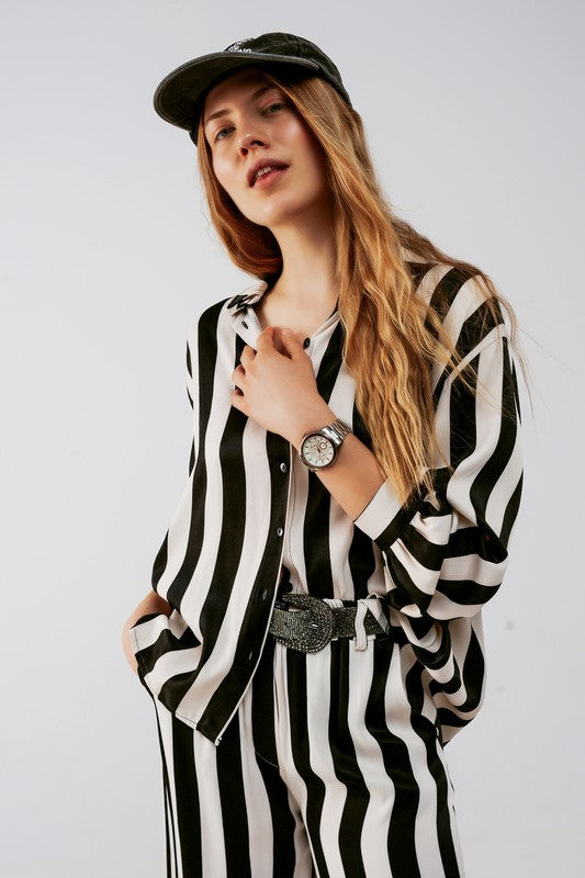 
            
                Load image into Gallery viewer, All&amp;#39;s Fair striped blouse
            
        