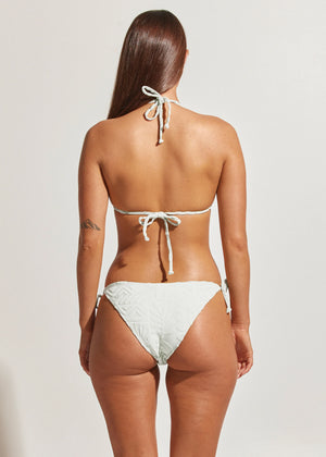
            
                Load image into Gallery viewer, POOLSIDE PARADISO Mai Tai Sting tie bikini bottom-WHT
            
        