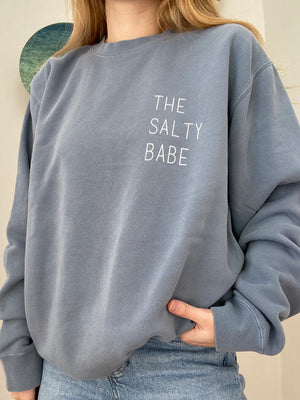 
            
                Load image into Gallery viewer, The Salty Babe Wave Crewneck
            
        