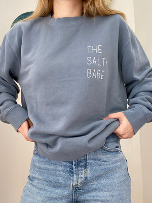 
            
                Load image into Gallery viewer, The Salty Babe Wave Crewneck
            
        