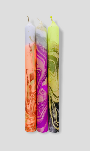 
            
                Load image into Gallery viewer, PINK STORIES Marble Tall Candles
            
        