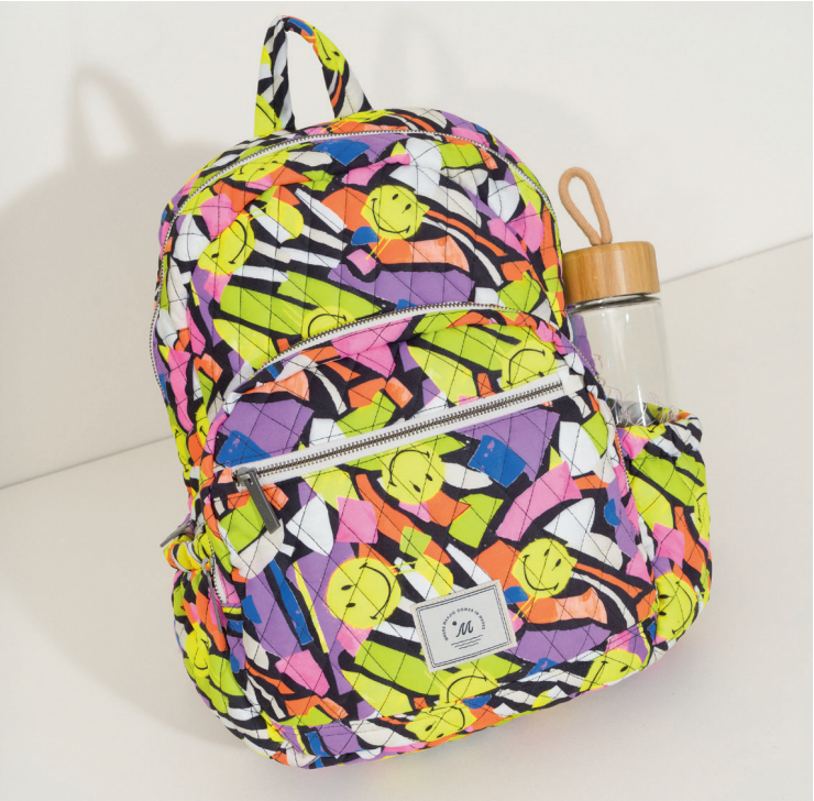
            
                Load image into Gallery viewer, MAAJI X SMILEY Smiledelic Chill backpack
            
        