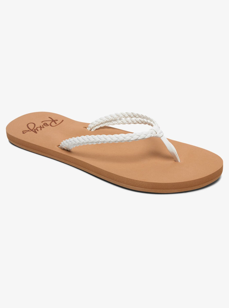 
            
                Load image into Gallery viewer, ROXY Costas Flip-Flop Sandal-White
            
        