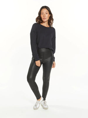 
            
                Load image into Gallery viewer, Ava faux leather leggings-Black
            
        